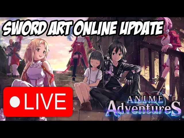 ANIME ADVENTURES SWORD ART ONLINE UPDATE GRIND !ceddies !discord